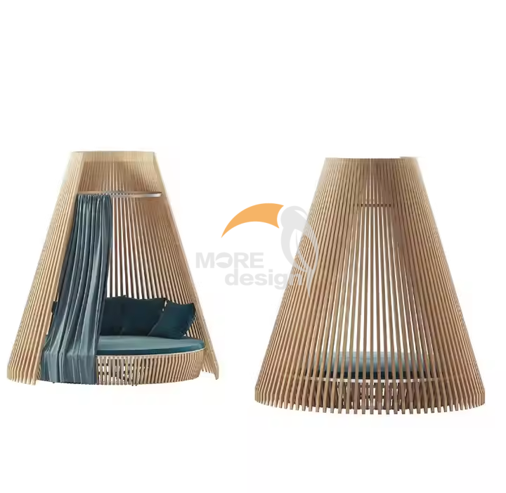 Rattan beach daybed-MD-BD0014