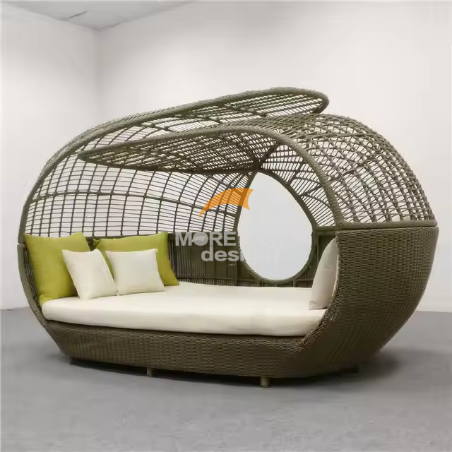 Rattan beach daybed-MD-BD0005