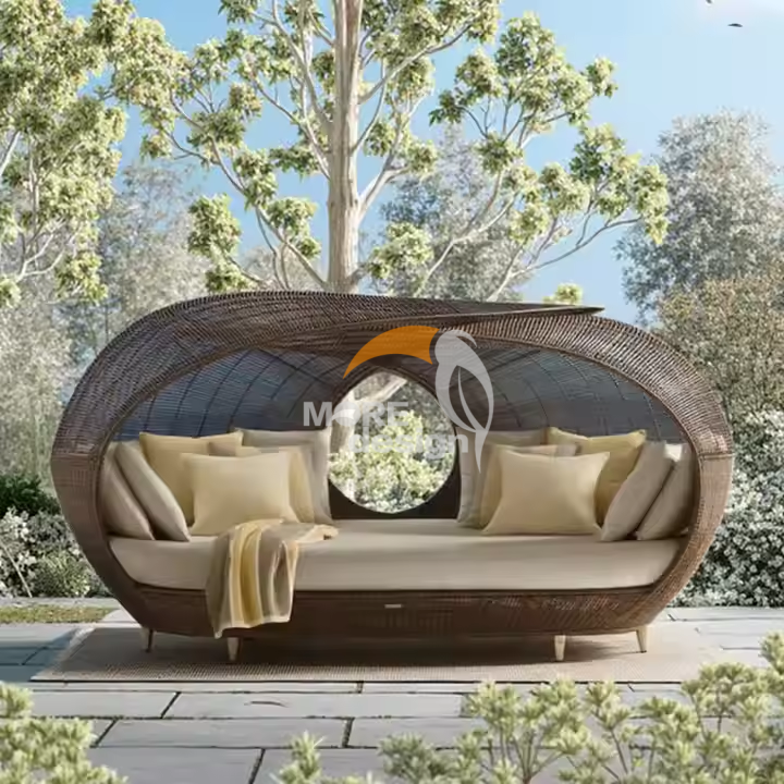 Rattan beach daybed-MD-BD0005