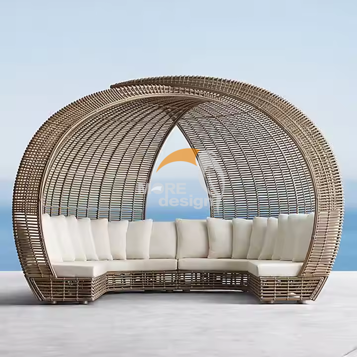Rattan beach daybed-MD-BD0006