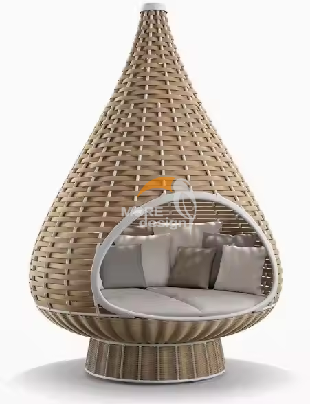 Rattan beach daybed-MD-BD0019