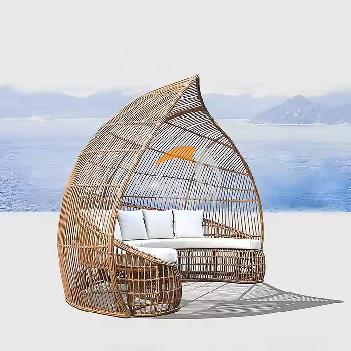 Rattan beach daybed-MD-BD0010