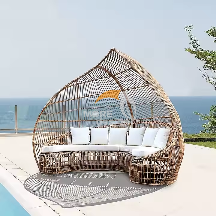 Rattan beach daybed-MD-BD0010
