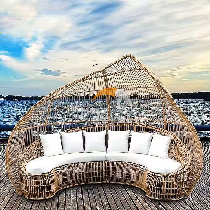 Rattan beach daybed-MD-BD0010