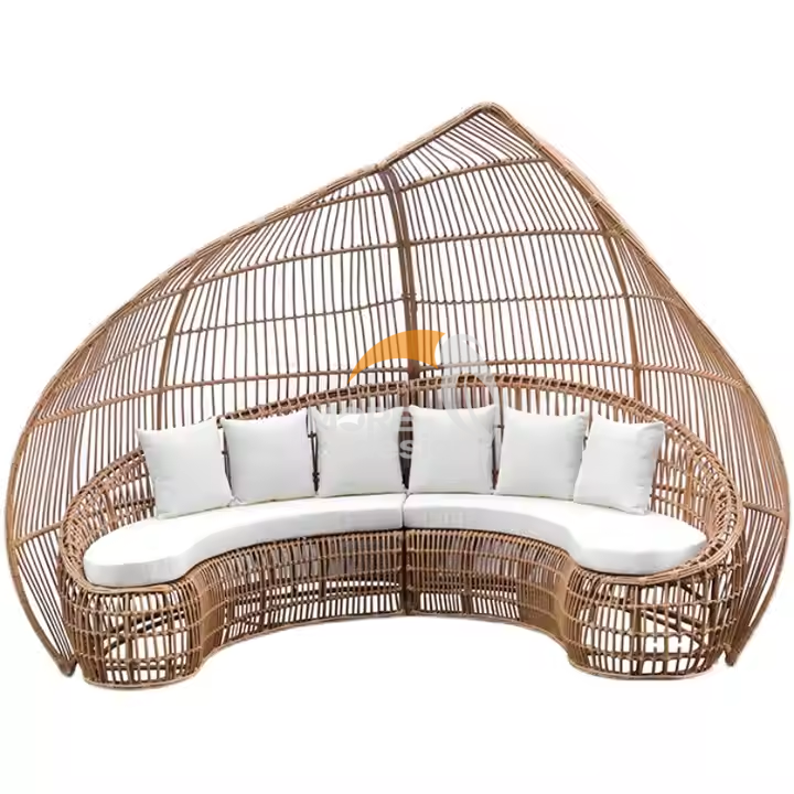 Rattan beach daybed-MD-BD0010