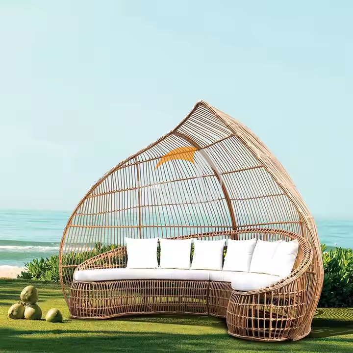 Rattan beach daybed-MD-BD0010