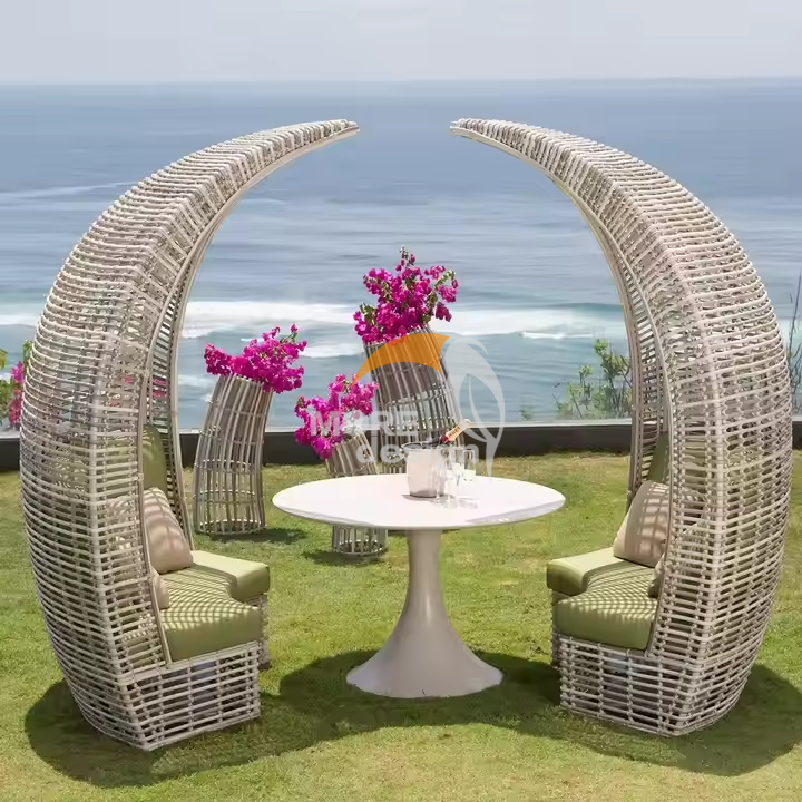 Rattan beach daybed-MD-BD0021