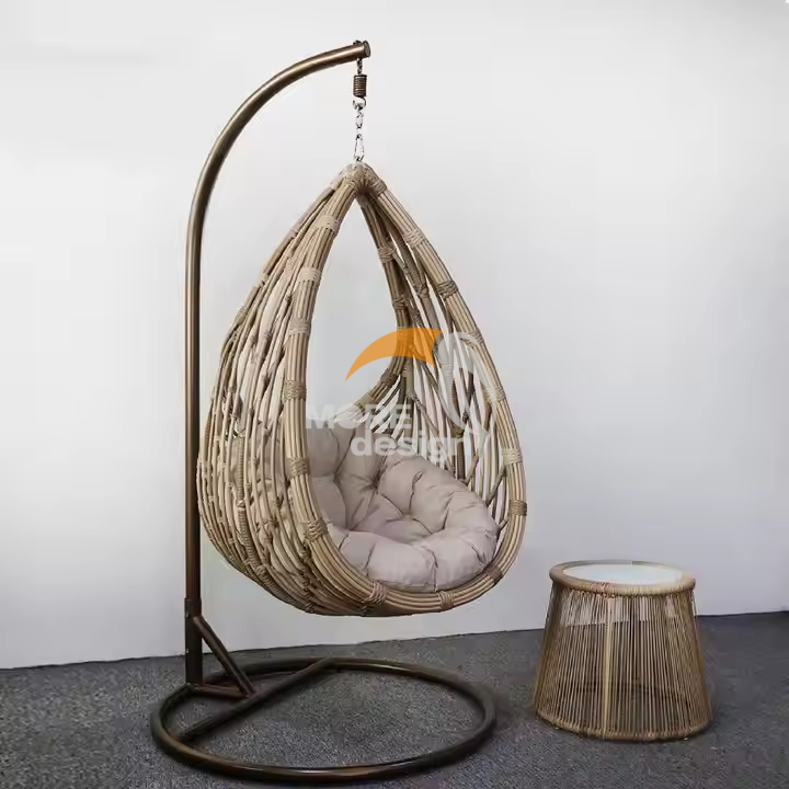 PE rattan beach swing-MD-0017