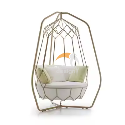 PE rattan beach swing-MD-0019