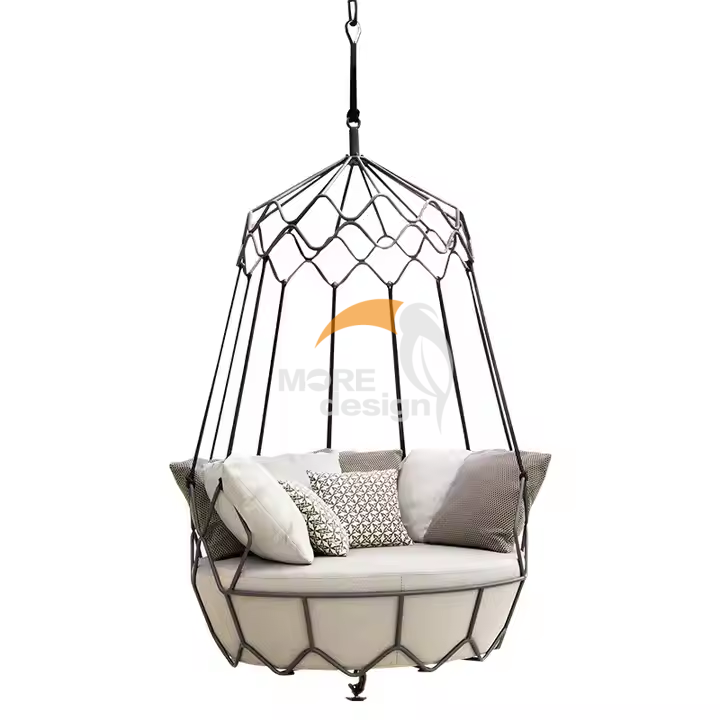 PE rattan beach swing-MD-0019