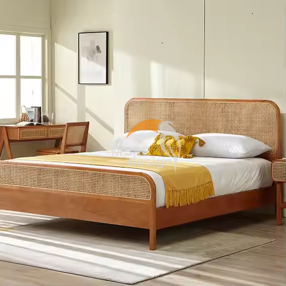 Rattan hotel bed-MD-HB0009