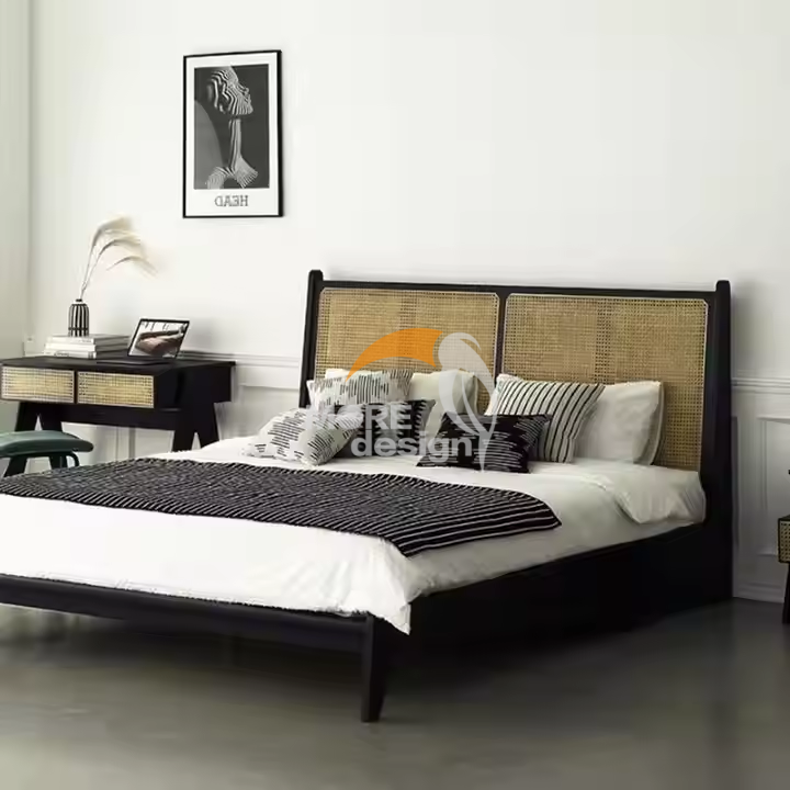 Rattan hotel bed-MD-HB0012