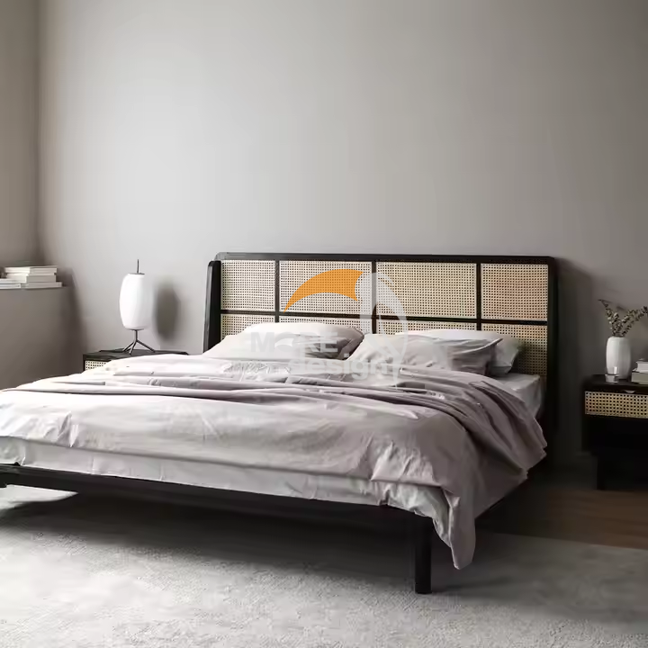 Rattan hotel bed-MD-HB0016