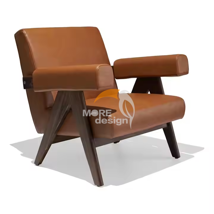 Wooden hotel armchair-MD-HA0005