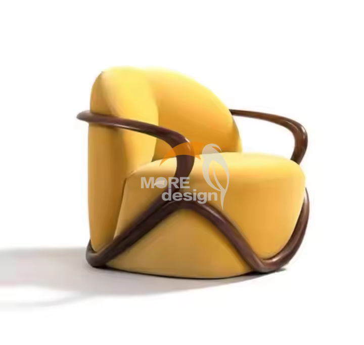 Wooden hotel armchair-MD-HA0023