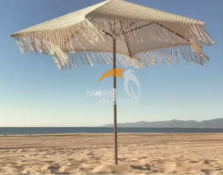 Wooden beach umbrella-MD-BU0005
