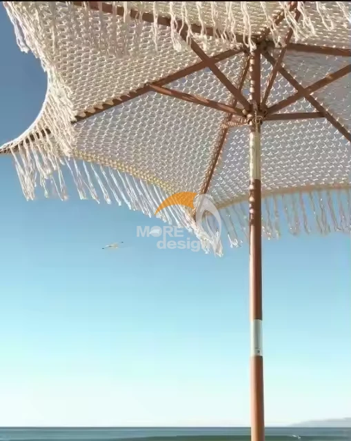 Wooden beach umbrella-MD-BU0005