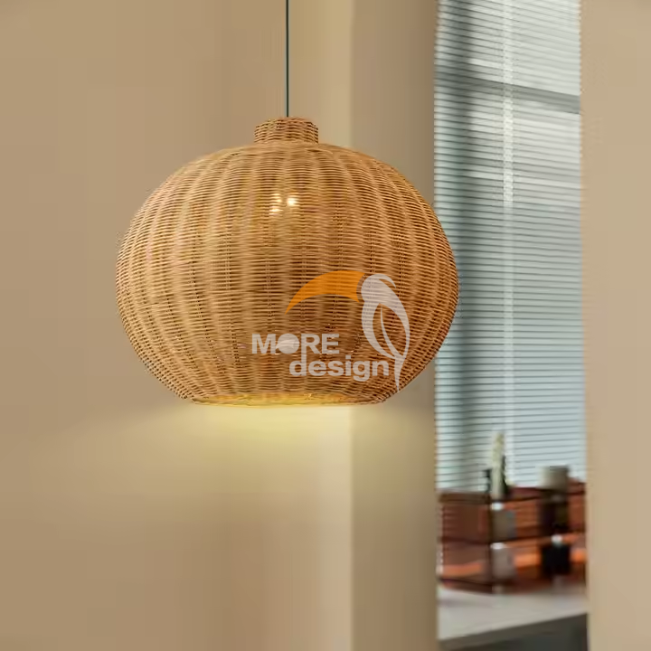 Rattan restaurnat light-MD-BL0001