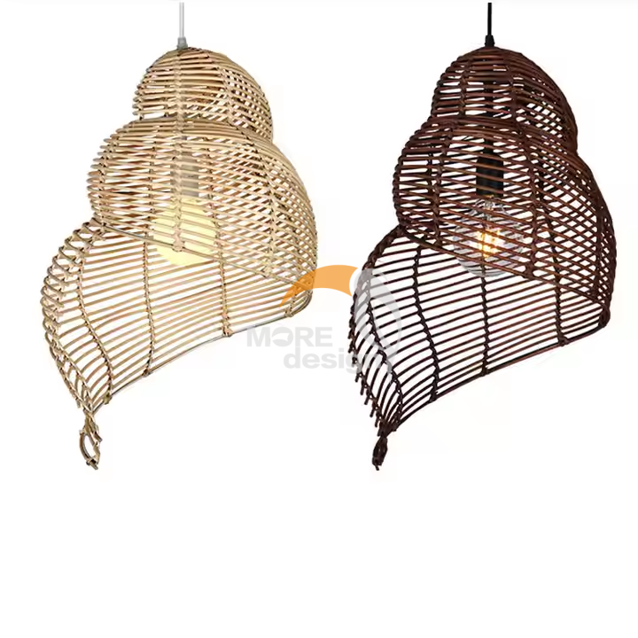 Rattan restaurnat light-MD-BL0004