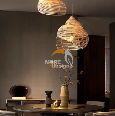 Rattan restaurnat light-MD-BL0004
