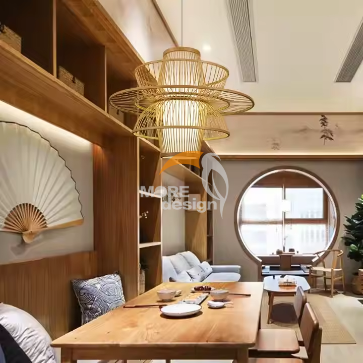 Rattan restaurnat light-MD-BL0005