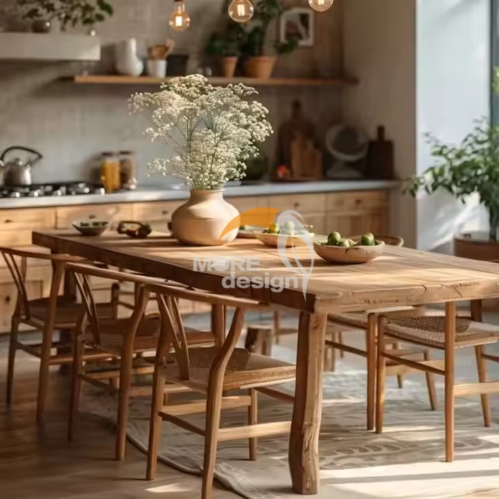 Wooden beach dining set-MD-BD0011