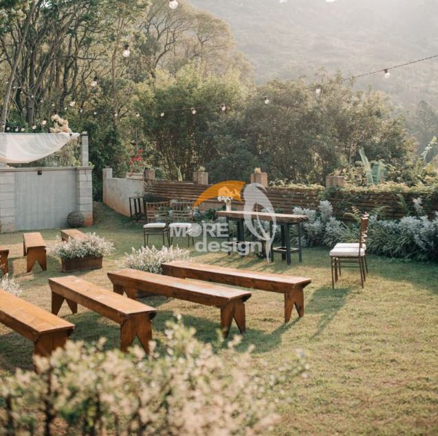 Wooden Wedding bench-MD-WB0023