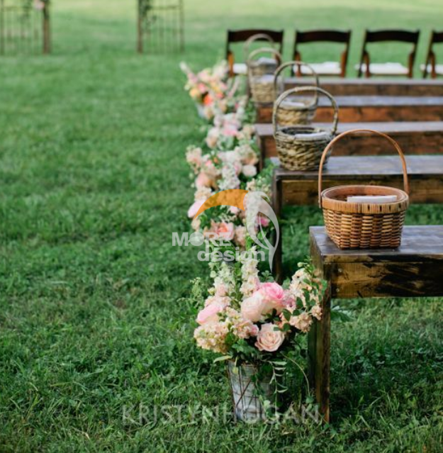 Wooden Wedding bench-MD-WB0023