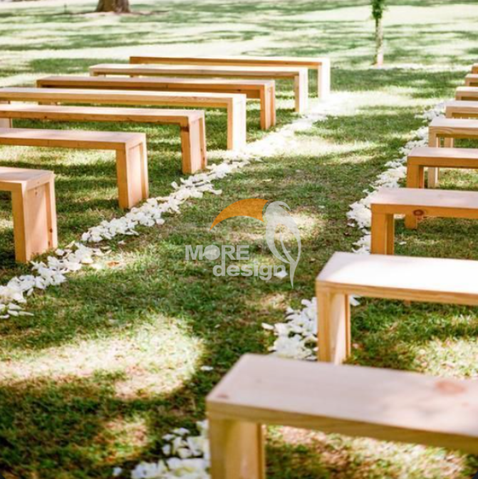 Wooden Wedding bench-MD-WB0008