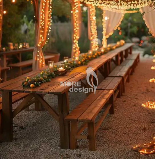 Wooden Wedding bench-MD-WB0016