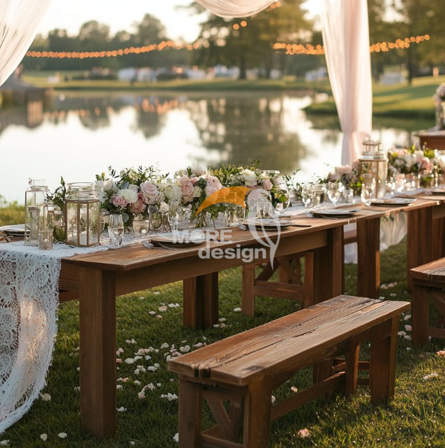 Wooden Wedding bench-MD-WB0010