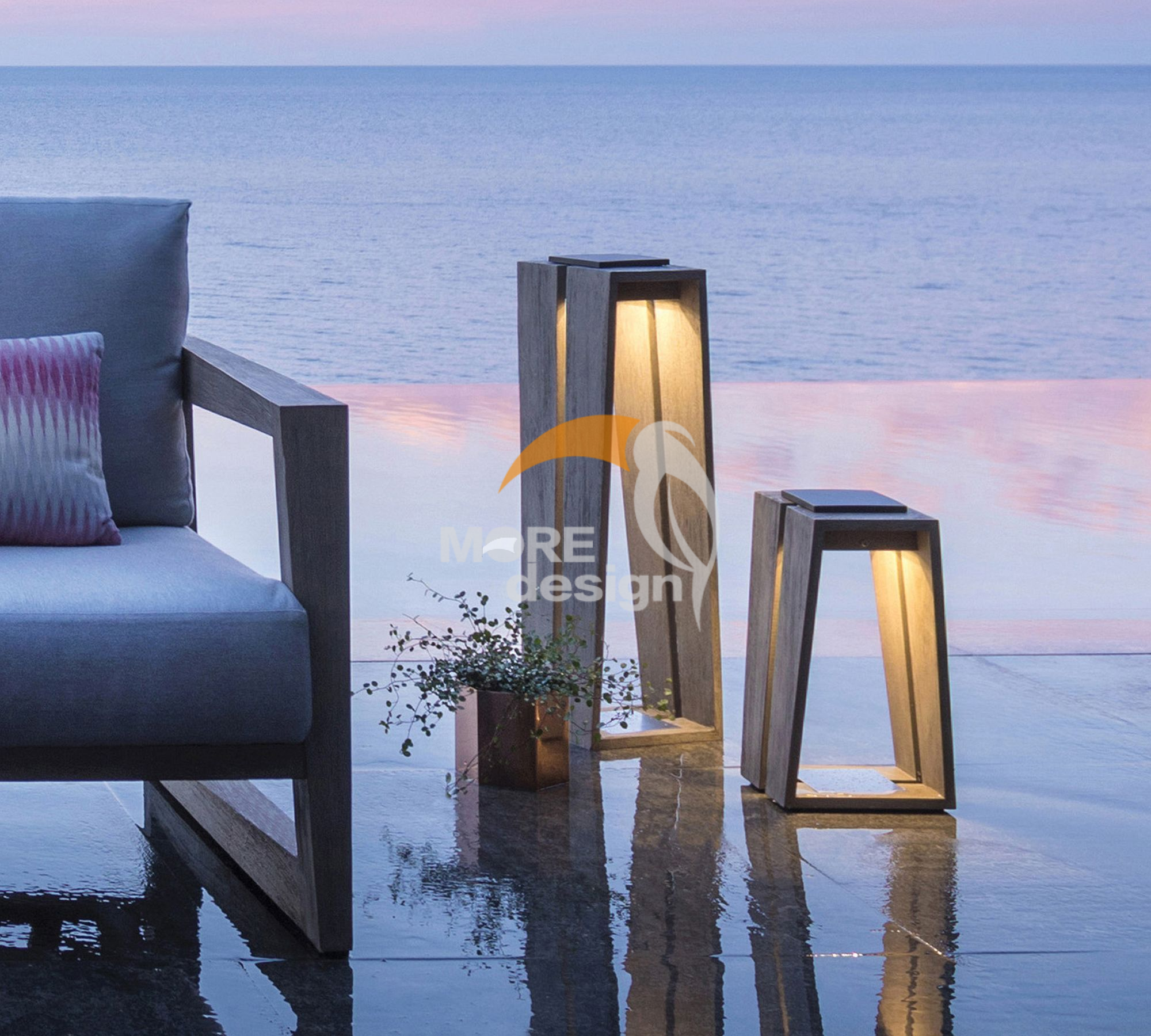 Wooden beach light-MD-BL0011