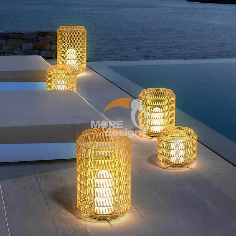 Rattan beach light-MD-BL0015