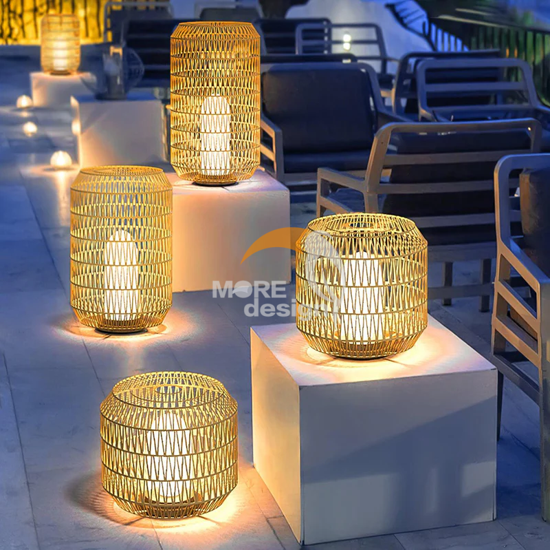 Rattan beach light-MD-BL0015