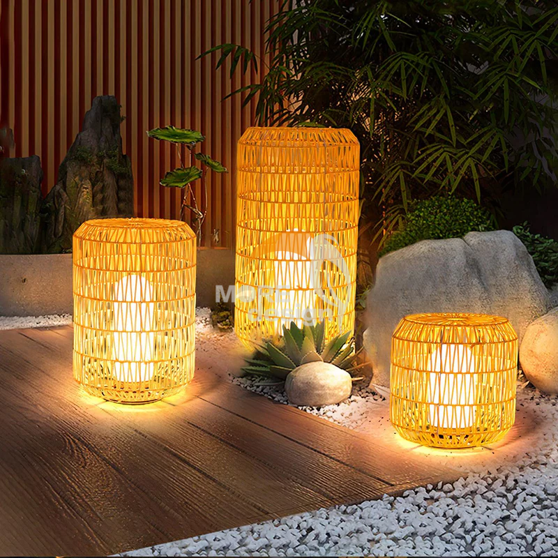 Rattan beach light-MD-BL0015