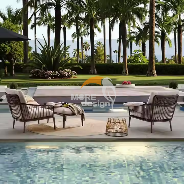 Rope outdoor series sofa-MD-0055