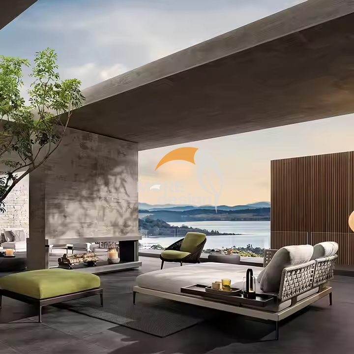 Rope outdoor series sofa-MD-0058