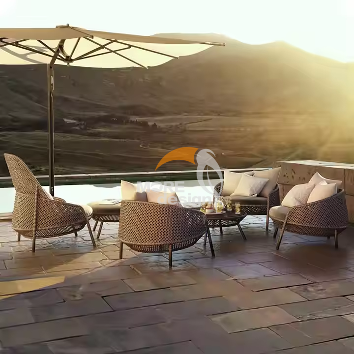Rope outdoor series sofa-MD-0053