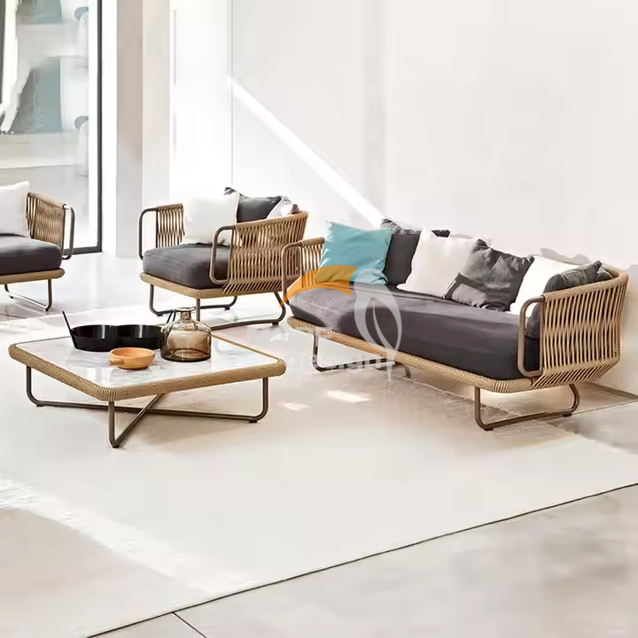 Rope outdoor series sofa-MD-0047