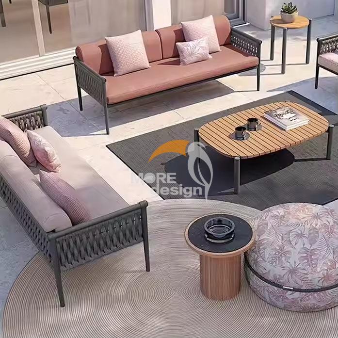 Rope outdoor series sofa-MD-0039