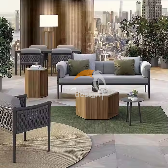 Rope outdoor series sofa-MD-0039
