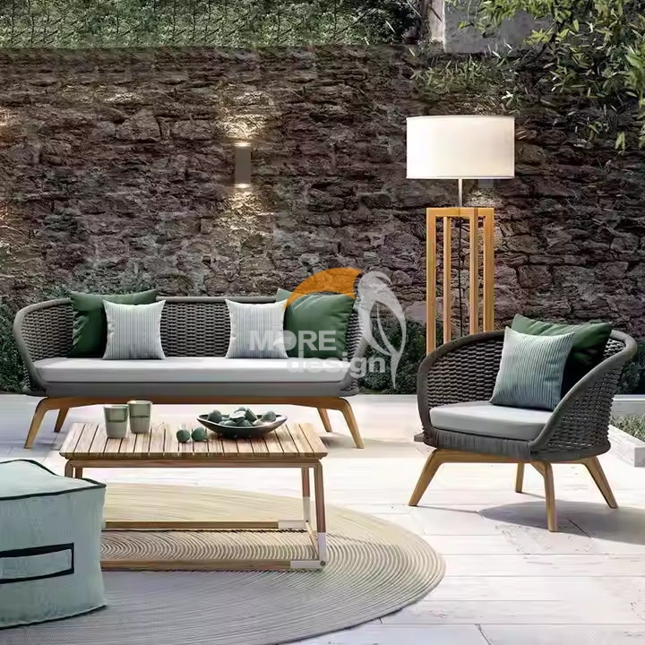 Rope outdoor series sofa-MD-0022