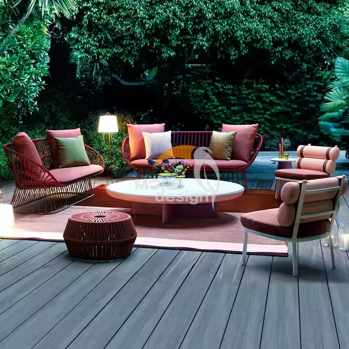 Rope outdoor series sofa-MD-0036