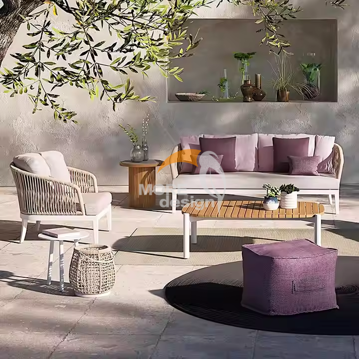 Rope outdoor series sofa-MD-0035