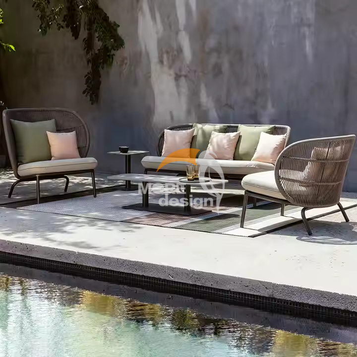 Rope outdoor series sofa-MD-0033