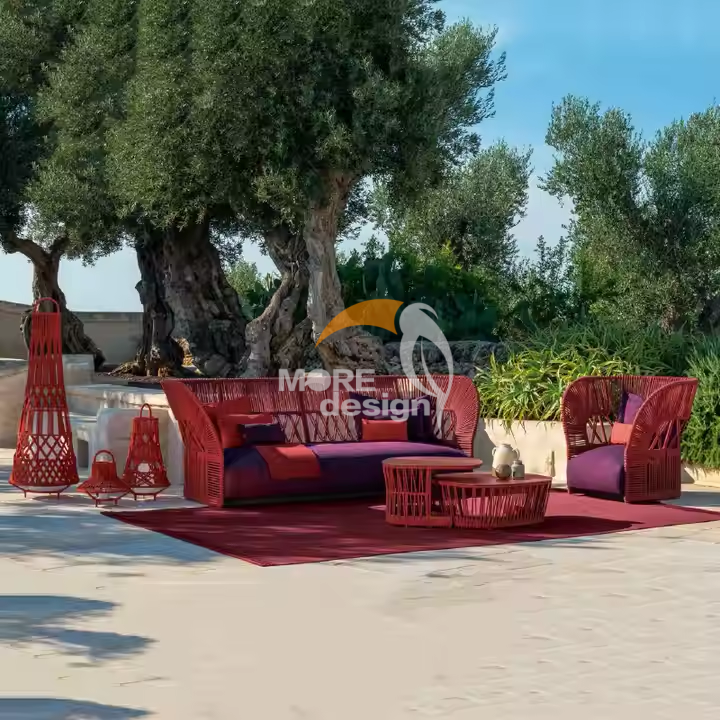 Rope outdoor series sofa-MD-0027