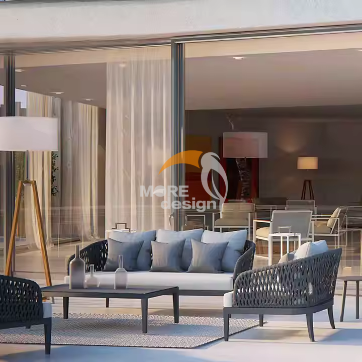 Rope outdoor series sofa-MD-0017