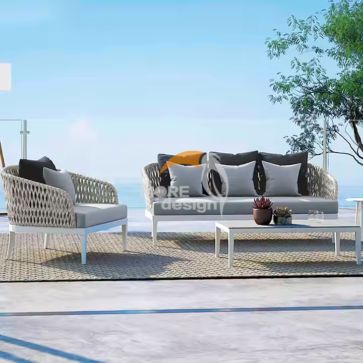 Rope outdoor series sofa-MD-0017