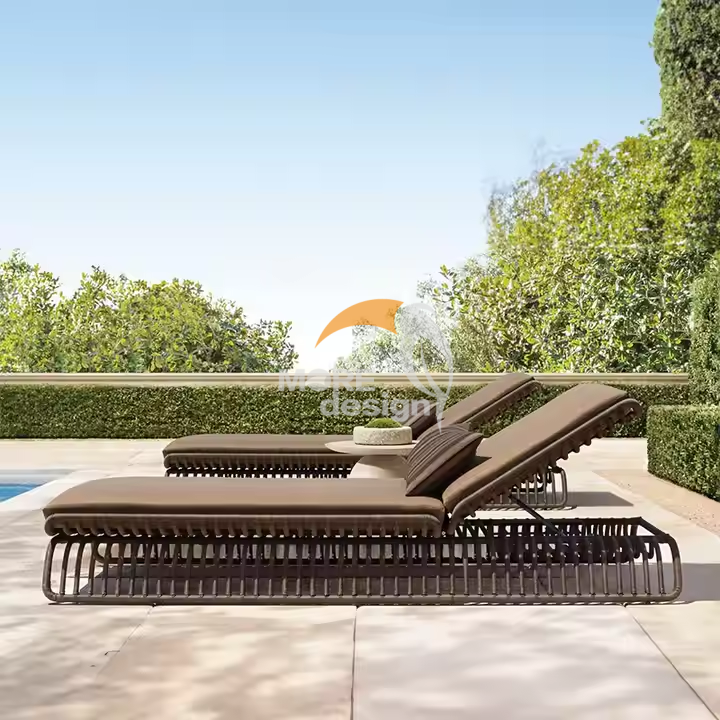 Wood sun lounger-MD-BS0010