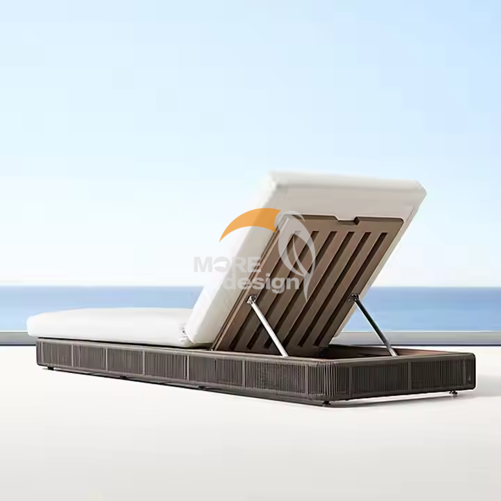 Wood sun lounger-MD-BS0009